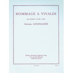 Christian Gouinguene: Hommage A Vivaldi - Double Bass And Piano