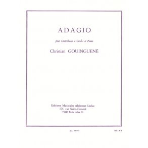 Christian Gouinguené: Adagio For Double Bass And Piano