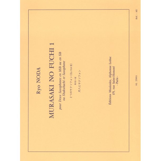 Ryo Noda: Murasaki no Fuchi 1 (Saxophones 2)