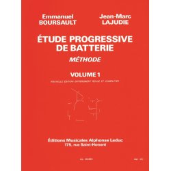 Emmanuel & Jean-Marc Boursault E.& Lajudie: Etude progressive de Batterie Vol.1 (Percussion solo)