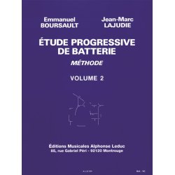 Emmanuel &amp; Jean-Marc Boursault E.&amp; Lajudie: Etude progressive de Batterie Vol.1 bis (Percussion solo)