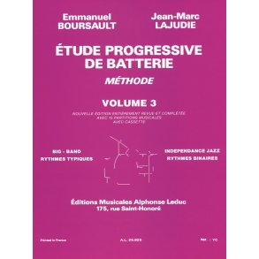 Emmanuel & Jean-Marc Boursault E.& Lajudie: Etude progressive de Batterie Vol.2 (Percussion solo)