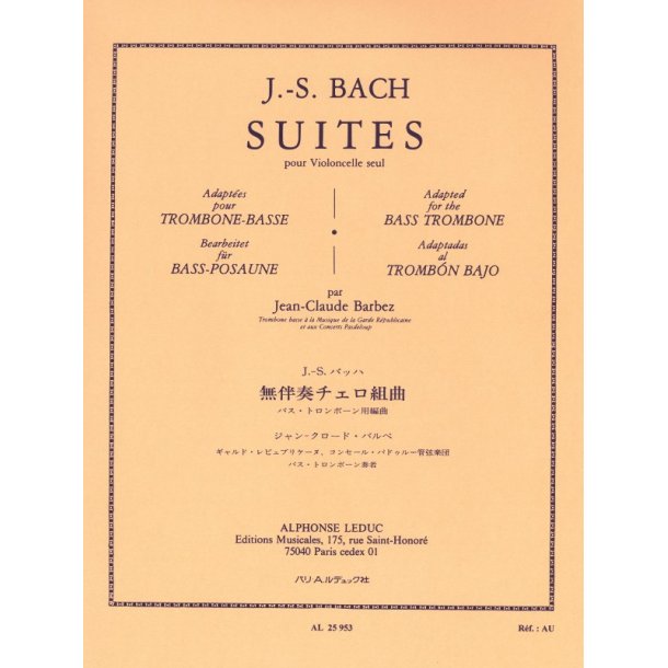 J.S. Bach: Cello Suites (Bass Trombone)