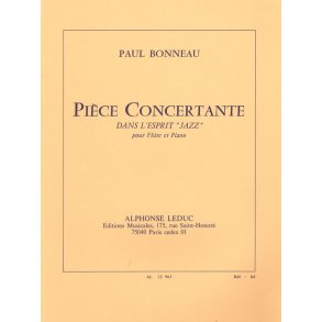 Paul Bonneau: Piece Concertante Dans L'Esprit 'Jazz' (Flute & Piano)