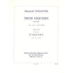 M. Nagatomi: 3 Esquisses (Piano solo)