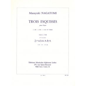 M. Nagatomi: 3 Esquisses (Piano solo)