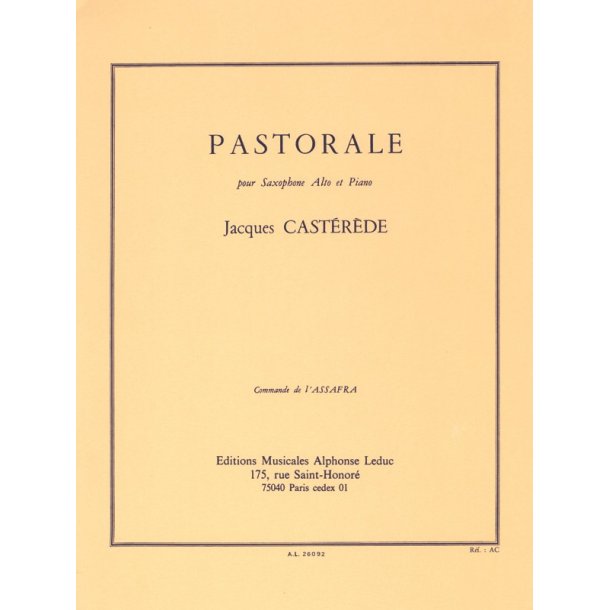 Jacques Cast&eacute;r&egrave;de: Pastorale