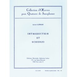 Robert Cl&eacute;risse: Introduction et Scherzo (Saxophones 4)
