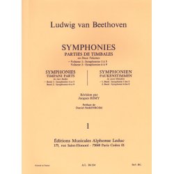 Ludwig van Beethoven: Symphonies - Timpani Parts Vol.1 (Percussion solo)