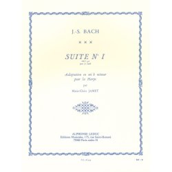 Johann Sebastian Bach: Suite No.1 BWV996 pour le Luth (Harp solo)