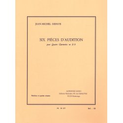Jean Michel Defaye: 6 Pi&egrave;ces d'Audition (Clarinets 4)