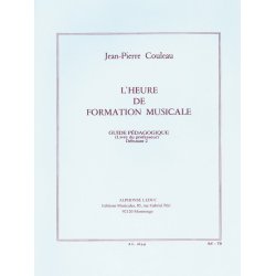 Couleau Jean Heure De Formation Musicale Debutant 2 Livre Du Maitre