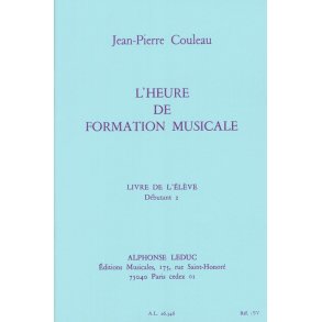 Couleau: Heure de formation musicale débutant 2/livre de l'élève