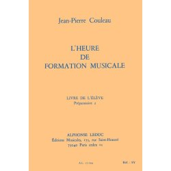 Couleau: Heure de formation musicale pr&eacute;paratoire 2/livre de l'&eacute;l&egrave;ve