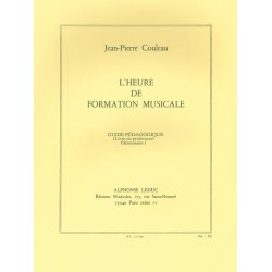 Couleau Jean Heure De Formation Musicale Elementaire 1 Livre Du Maitre
