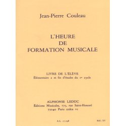 Couleau Heure De Formation Musicale Elementaire 2 Livre De L'eleve
