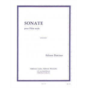 Edison Denisov: Sonate (Flute solo)