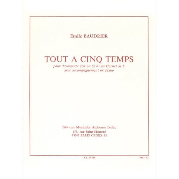 Yves Baudrier: Tout &agrave; cinq Temps (Trumpet & Piano)