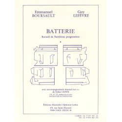 Boursault Lefevre Batterie Drums Book