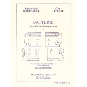 Boursault Lefevre Batterie Drums Book