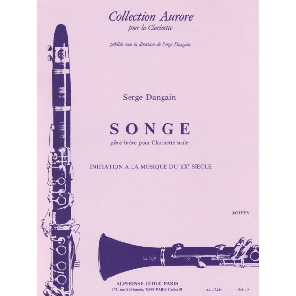 Serge Dangain: Clarinette-Hebdo Vol.1 (Clarinet solo)