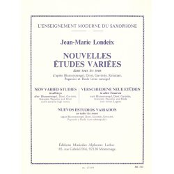 Jean-Marie Londeix: Nouvelles Etudes Vari&eacute;es (Saxophone)