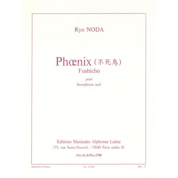 Ryo Noda: Phoenix (Saxophone)