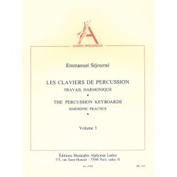 Emmanuel S&eacute;journ&eacute;: Les Claviers de Percussion Vol.3 (Percussion solo)