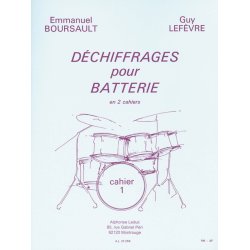 Emmanuel & Guy Boursault E.& Lef&egrave;vre G.: D&eacute;chiffrage Vol.1: Easy to medium Difficulty (Percussion solo)