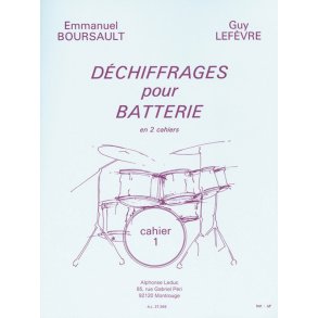 Emmanuel & Guy Boursault E.& Lefèvre G.: Déchiffrage Vol.1: Easy to medium Difficulty (Percussion solo)