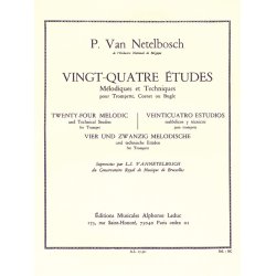 L.Julien Vannettelbosch: 24 Etudes m&eacute;lodiques et techniques (Trumpet solo)