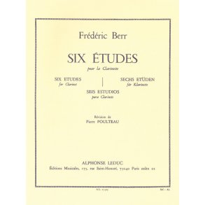 Friedrich Berr: 6 Etudes (Clarinet solo)