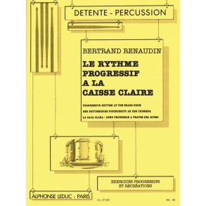 Bertrand Renaudin: Le Rythme progressive à la Caisse Claire (Percussion solo)