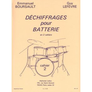 Emmanuel & Guy Boursault E.& Lefèvre G.: Déchiffrage Vol.2: Easy to Difficult (Percussion solo)