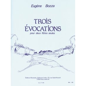 Eugène Bozza: 3 Evocations (Flutes 2)