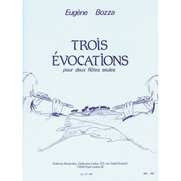 Eug&egrave;ne Bozza: 3 Evocations (Flutes 2)