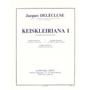 Jacques Delécluse: Keiskleiriana Vol.1, 13 Studies (Percussion solo)