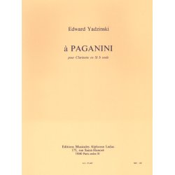 Edward Yadzinski: A Paganini (Clarinet solo)