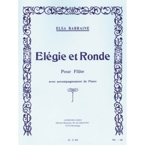 Elsa Barraine: Elégie et Ronde (Flute & Piano)