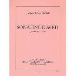 Jacques Cast&eacute;r&egrave;de: Sonatine d'Avril (Flute & Guitar)