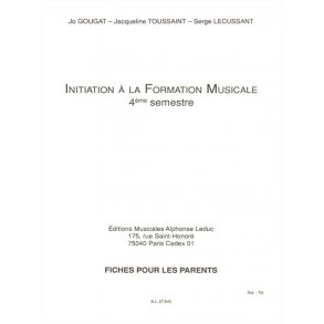 Lecussant I. F. M. Fiches Pedagogiques Parents No.4 Le Complet Book