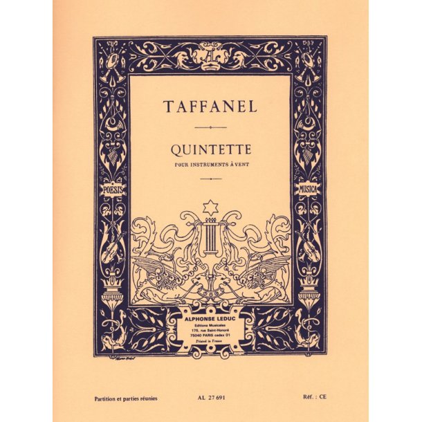 Paul Taffanel: Quintette (Quintet-Wind)