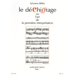 S. Billier: D&eacute;chiffrage ou l'Art de la premiere Interpretation (Book)