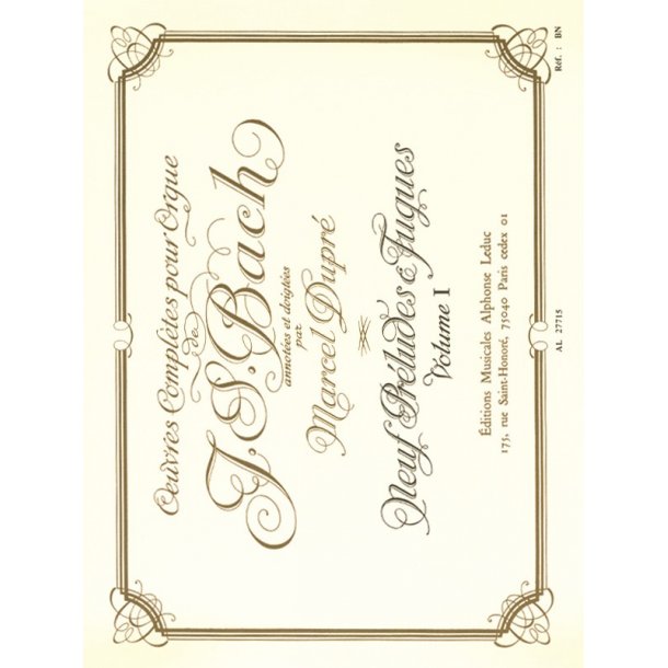 Johann Sebastian Bach: Organ Works Vol.1 (Organ)