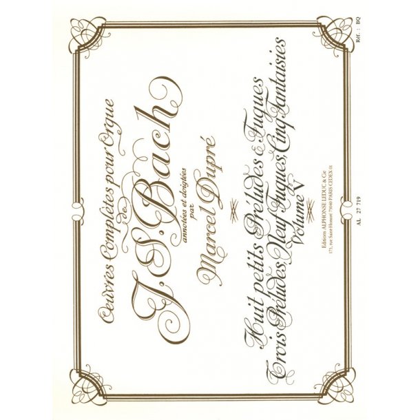 Johann Sebastian Bach: Organ Works Vol.5 (Organ)