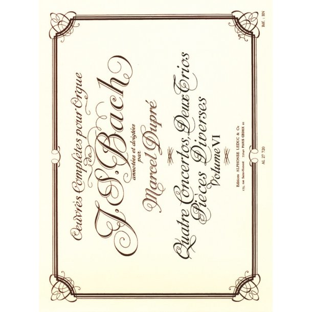 Johann Sebastian Bach: Organ Works Vol.6 (Organ)