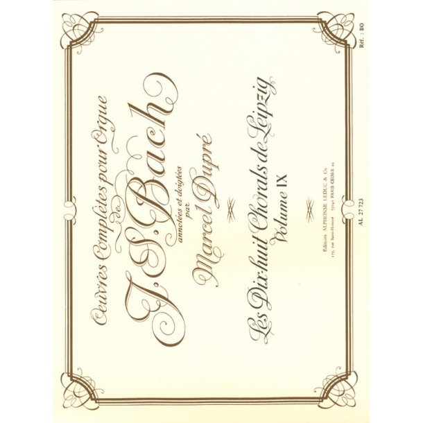 Johann Sebastian Bach: Organ Works Vol.9 (Organ)