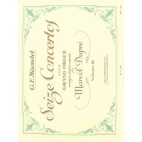 Georg Friedrich Handel: 16 Concertos Vol.3 (Organ)