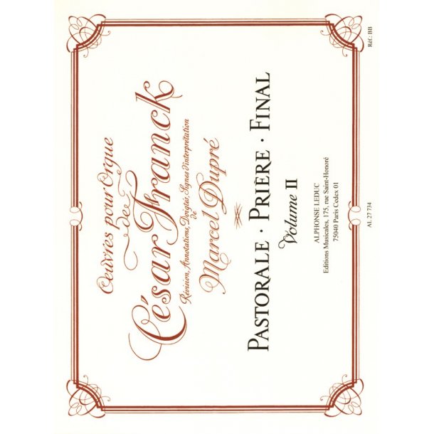 C&eacute;sar Franck: Organ Works Vol.2 (Organ)