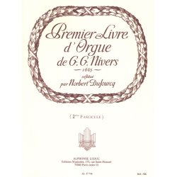 Guillaume Gabriel Nivers: Livre D'Orgue No. 1 Vol. 2 (Organ)